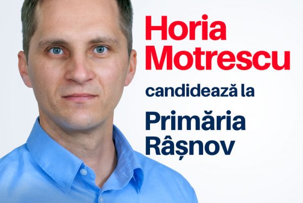 Horia Motrescu este candidatul USR pentru Primăria orașului Râșnov